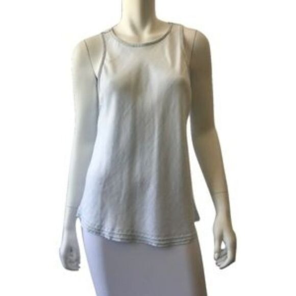 Cloth & Stone Tie Back Sleeveless Top Baby Blue - Picture 2 of 5